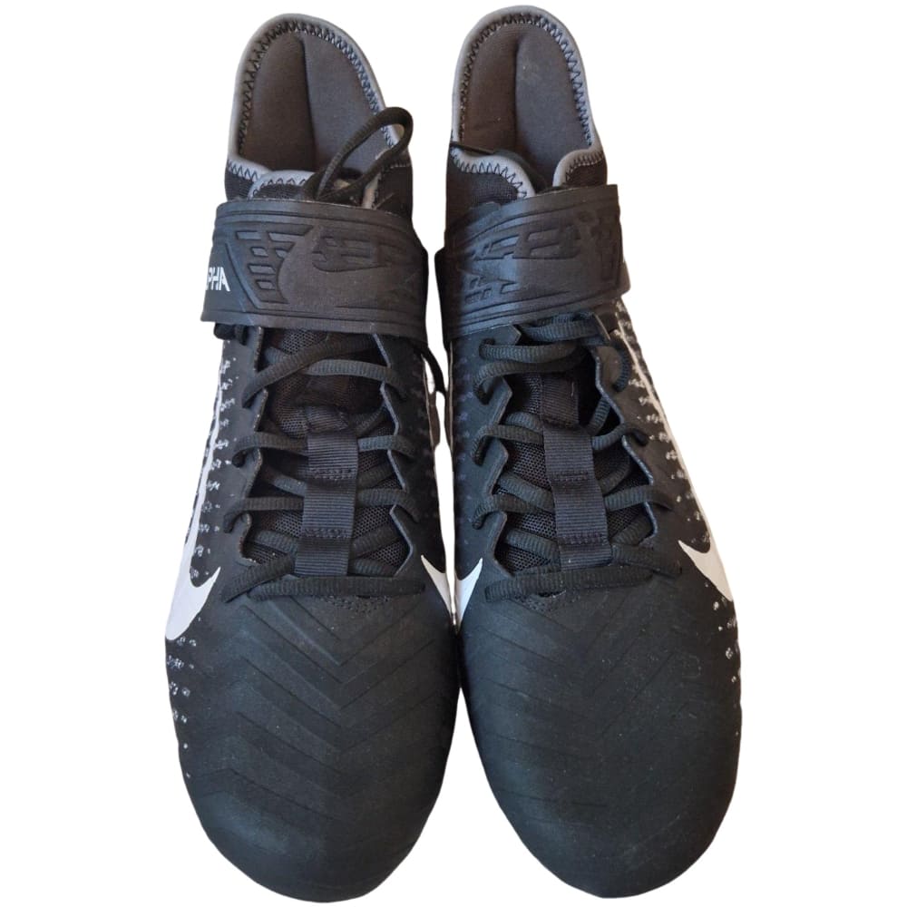 Playmaker Base: American Football Schuhe Nike Alpha Menace Pro 2 Mid Schwarz Produktbild 2